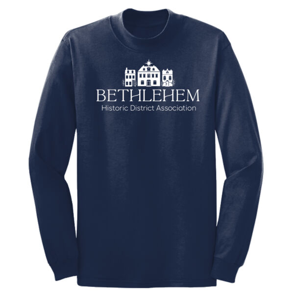 Adult Long Sleeve 100% Cotton T Shirt Thumbnail