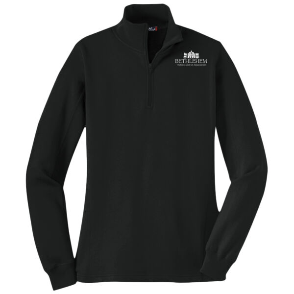 Ladies 1/4 Zip Sweatshirt Thumbnail